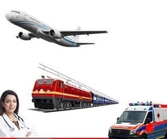Hire Panchmukhi Air and Train Ambulance Service in Amritsar with Top-class Ventilator Setup