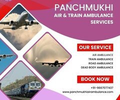 Book an Air Ambulance from Kolkata with a Perfect Medical Setup by Panchmukhi