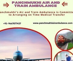 Take Panchmukhi Air and Train Ambulance Service in Patiala with Full ICU Setup