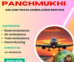 Panchmukhi Air and Train Ambulance Service in North Lakhimpur with Reliable Medical Equipment