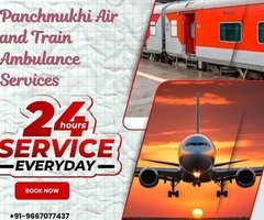 ICU Air and Train Ambulance Siliguri offers a Medical Transfer that is Favorable to the Patients