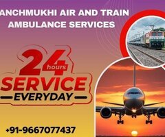 Hire Panchmukhi Air and Train Ambulance Service in Dehradun with Top-class Medical Service
