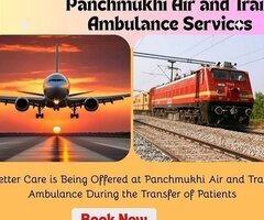 Hire Panchmukhi Air and Train Ambulance Service in Gaya with ICU Facility at an Affordable-rate