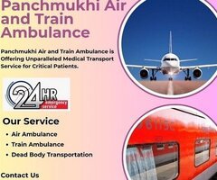 Book Panchmukhi Air and Train Ambulance Service in Patiala with Masterly ICU Setup