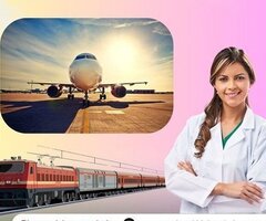 Book Panchmukhi Air and Train Ambulance Service in Bokaro with Advanced Ventilator Setup