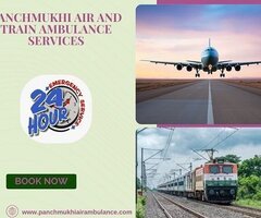 Book Panchmukhi Air Ambulance Service in Varanasi with Top-class Ventilator Setup