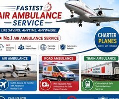 Panchmukhi Air Ambulance in Ranchi Responds Promptly to your Request