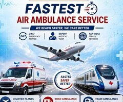 Panchmukhi Air Ambulance in Guwahati is Available to Serve You during Medical Emergencies