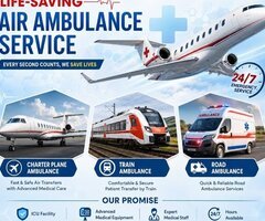 Panchmukhi Hi Tech Air Ambulance in Mumbai- Continuous Medical Support During Transit